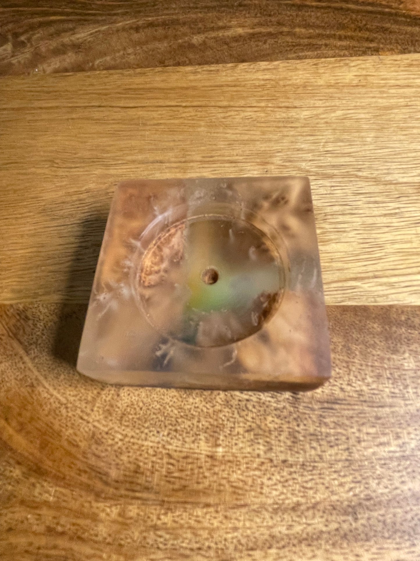 Tea Light Candle Holder Epoxy Resin