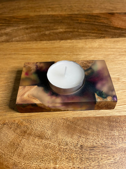 Tea Light Candle Holder Epoxy Resin