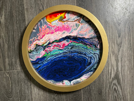 Original Fluid Acrylic Pour Art