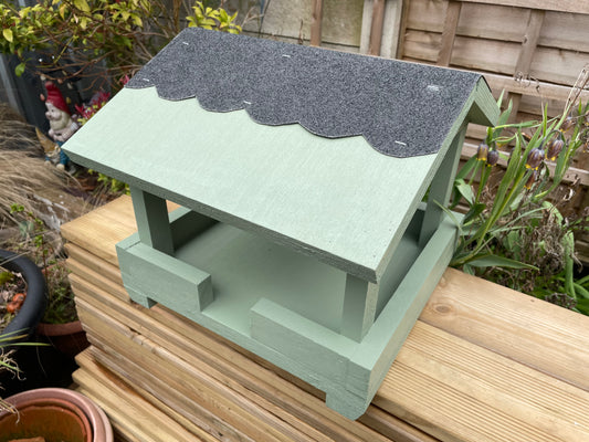 Garden Bird Feeder Table Top - pastel colour willow