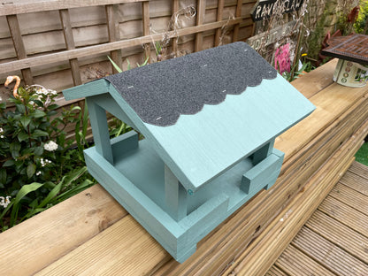 Garden Bird Feeder Table Top - pastel colour seagrass