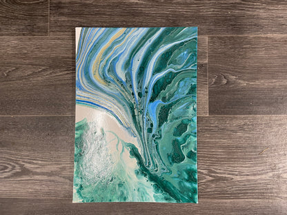 Original Fluid Acrylic Pour Art