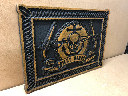 Billy Bones Pirate Skull Wall Art