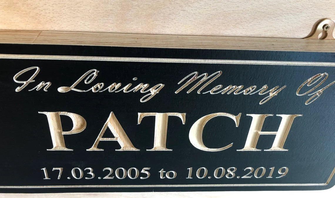 Personalized Wooden Pet Memorial Sign