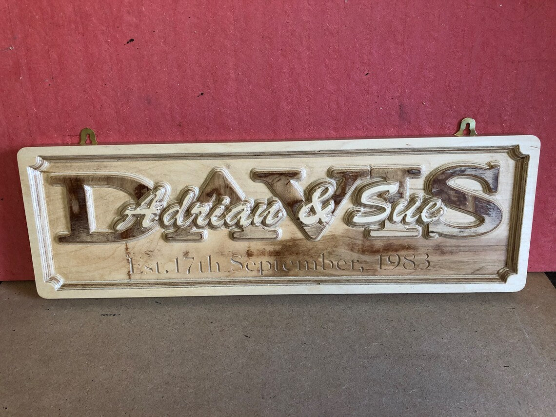 Personalized wedding family established gift