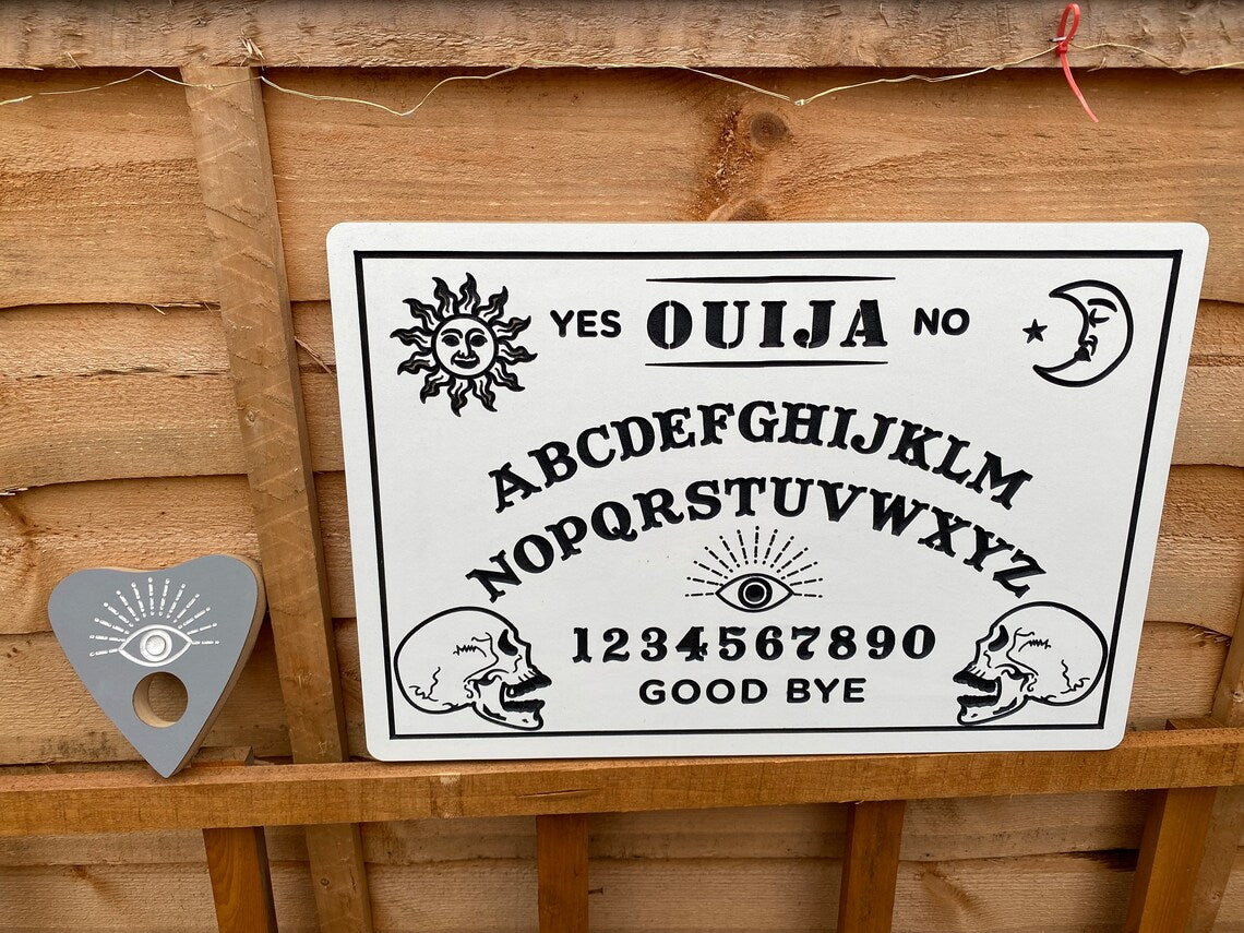 Classic Ouija Spirit Board - choice of grey or white