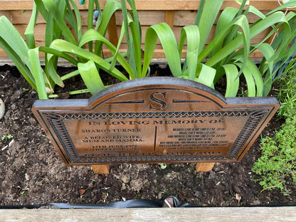 Personalized Memorial Plaque