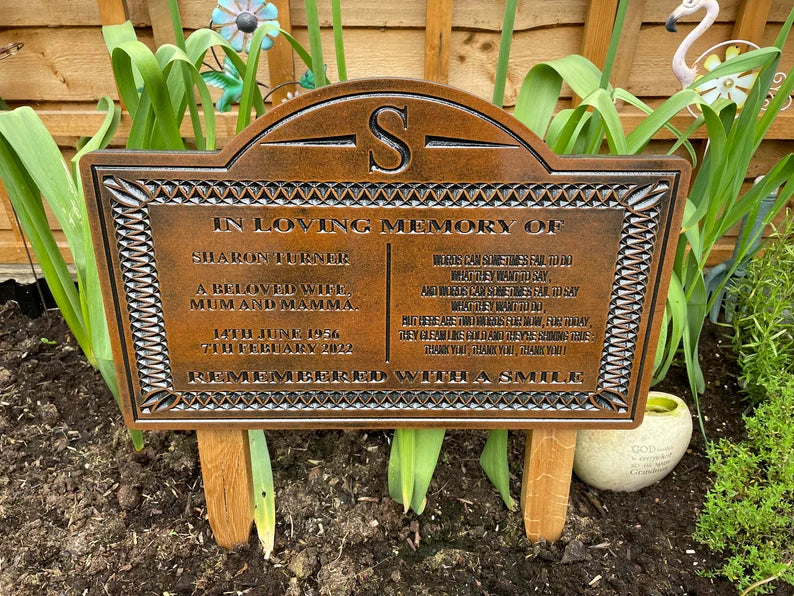 Personalized Memorial Plaque