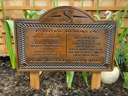 Personalized Memorial Plaque