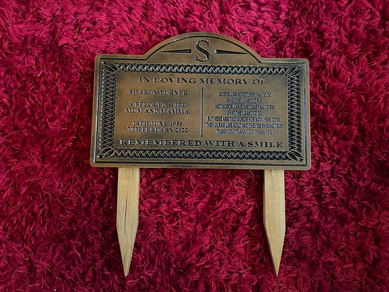 Personalized Memorial Plaque